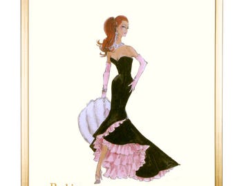 Barbie Siren LIMITED EDITION Fashion Print by Robert Signed