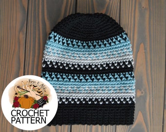 PATTERN ONLY | Talicah | Adult Slouchy Beanie Pattern | PDF