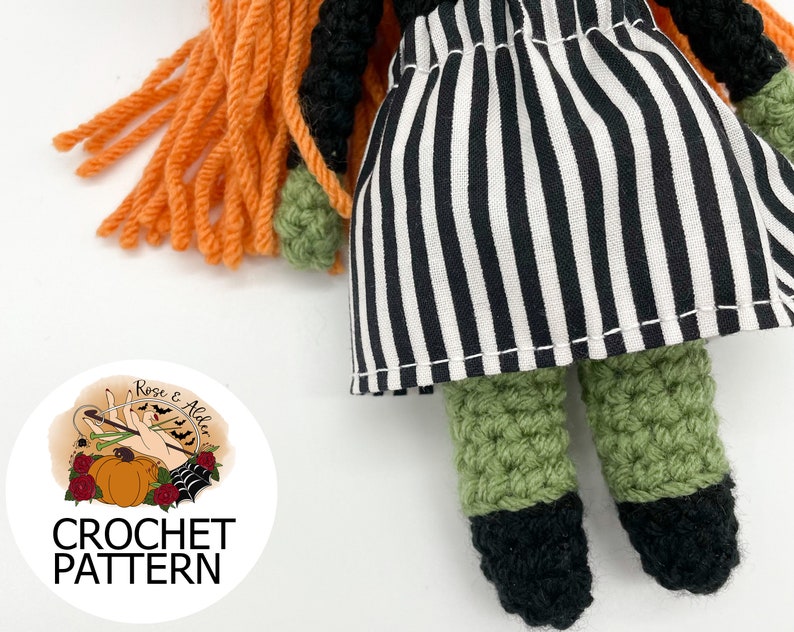PATTERN ONLY Basic Witch Crochet PDF image 3