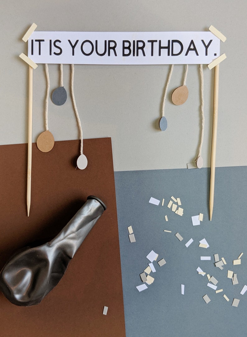 It Is Your Birthday Cake Topper The Office Cake Topper Etsy