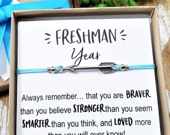 Freshman Year Gift, Gift for Daughter, Gift for Son, Friendship Bracelet, Best Friend Gift, Freshman Bracelet