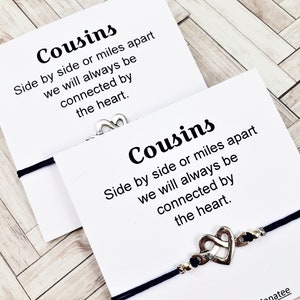 Cousin bracelets etsy top