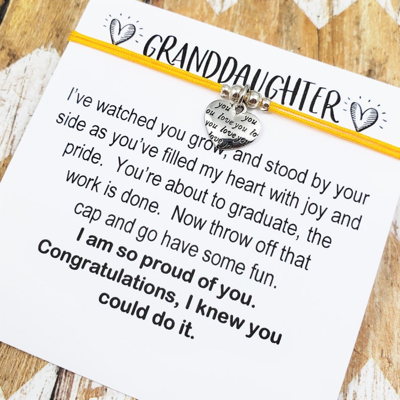 GIFT FOR GRANDDAUGHTER Graduation Gift Granddaughter's Etsy