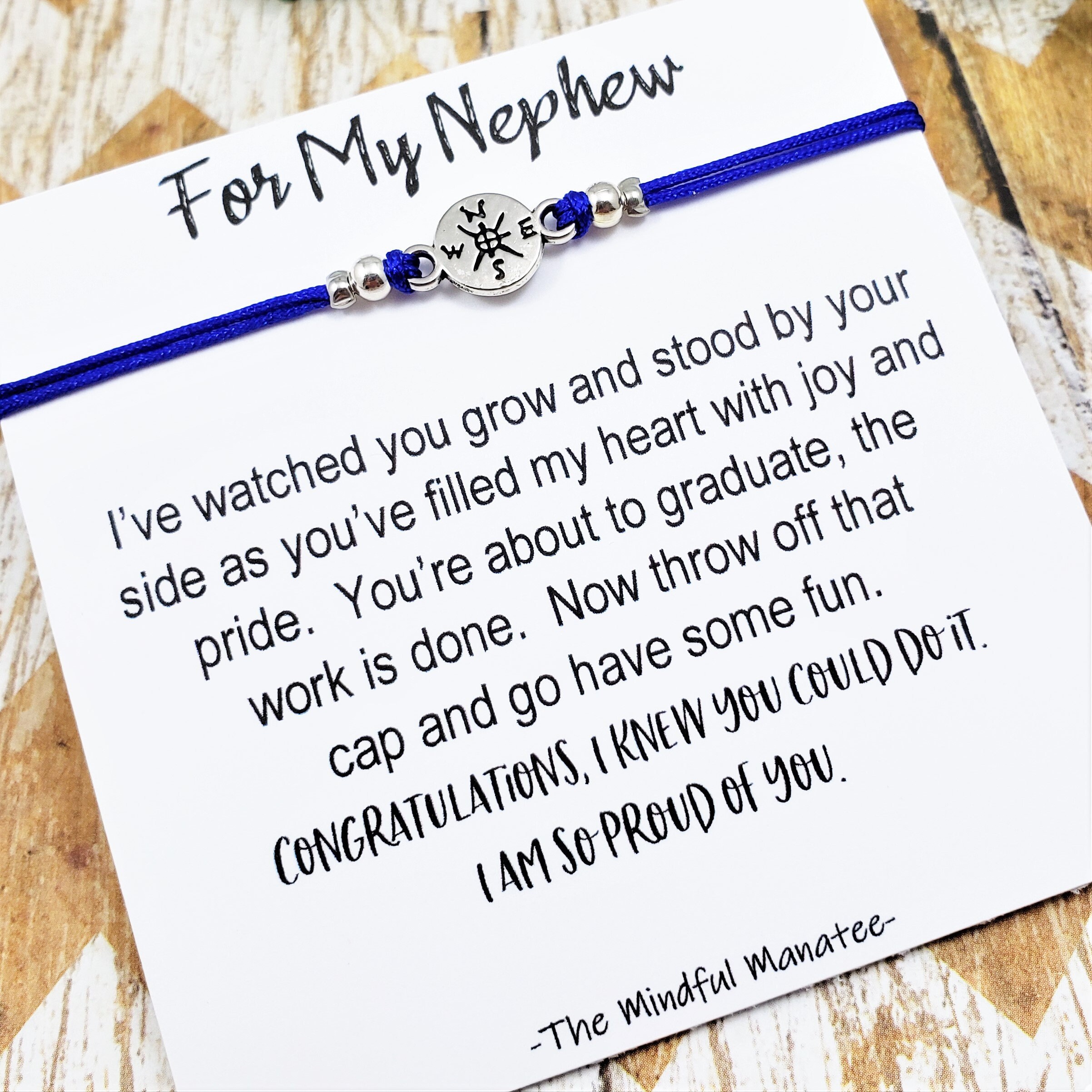 NEPHEW Graduation Gift Congratulations Card Nephew's Etsy