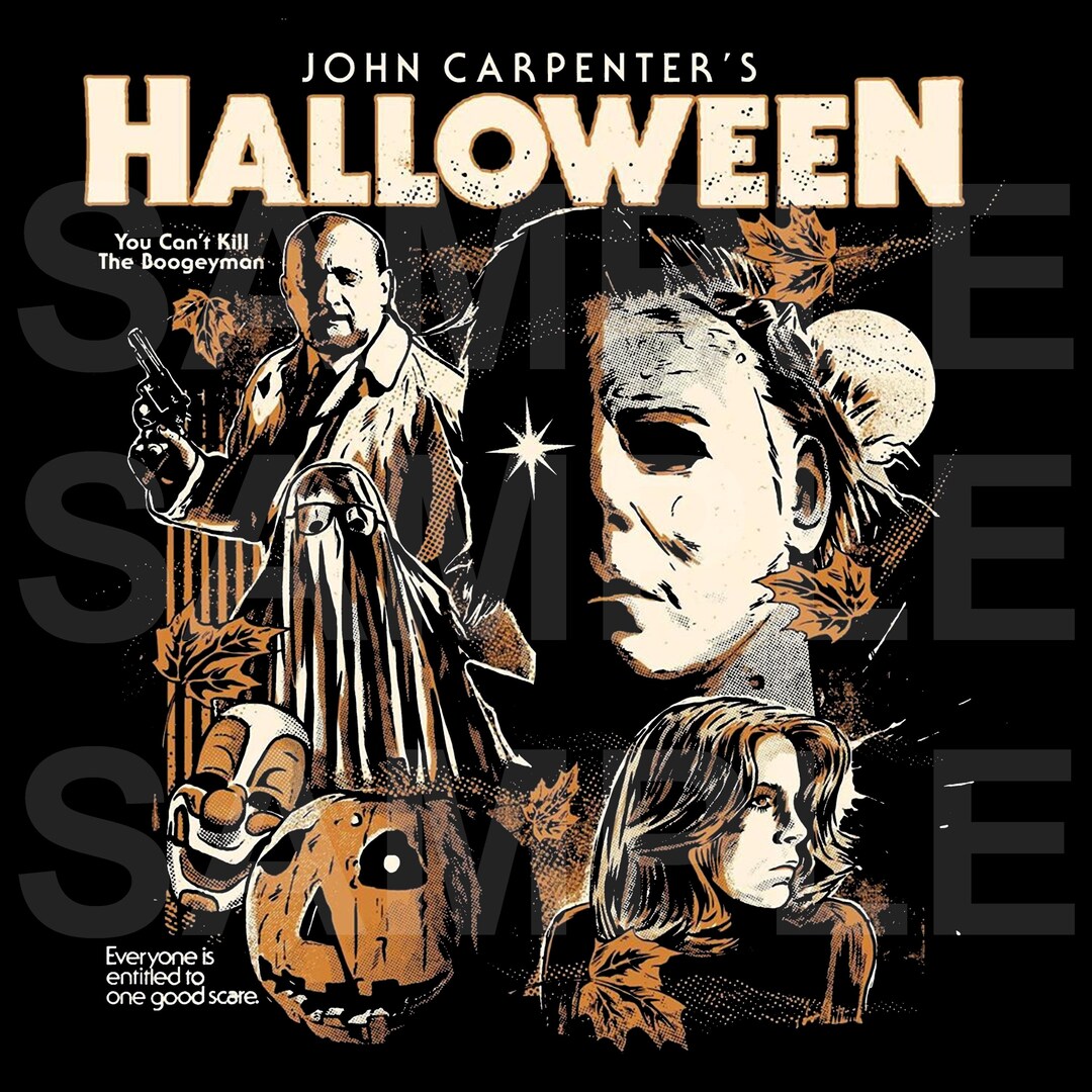 Insegna Decorativa In Alluminio Michael Myers Halloween – Vintage 12x8 Pollici, Fatta A Mano USA - Foto 3