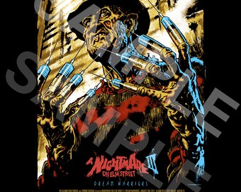 エルム街の悪夢　ホラー　映画　アート　フレディ・クルーガー　海外　ポスター　絵 Amazon.co.jp: エルム街の悪夢 フレディ・クルーガー ポスター