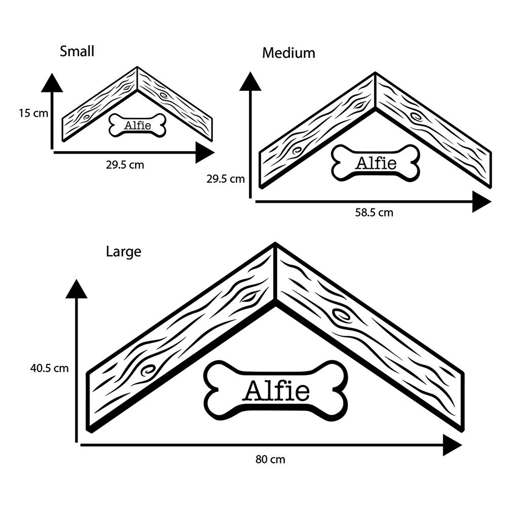 Dog Kennel Wall Sticker Dog House Decal Personalised Pet Etsy