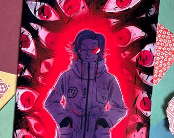 Eito Aotsuki Hundred Line Print