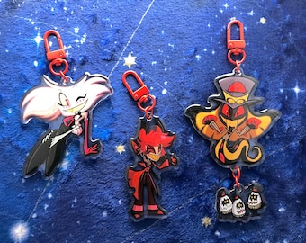 Hazbin Hotel Charm Keychain
