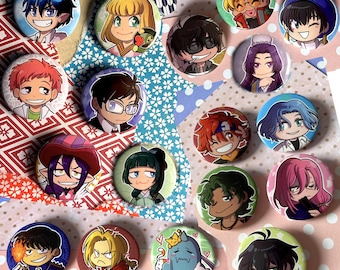 Misc Anime Pin Button Badges