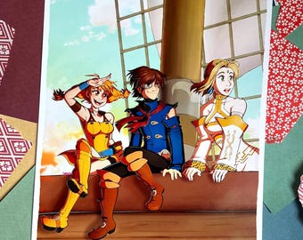 Skies of Arcadia Poster Print