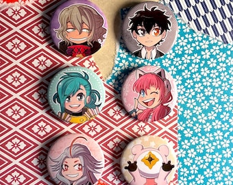 AI: The Somnium Files Pin Button Badges