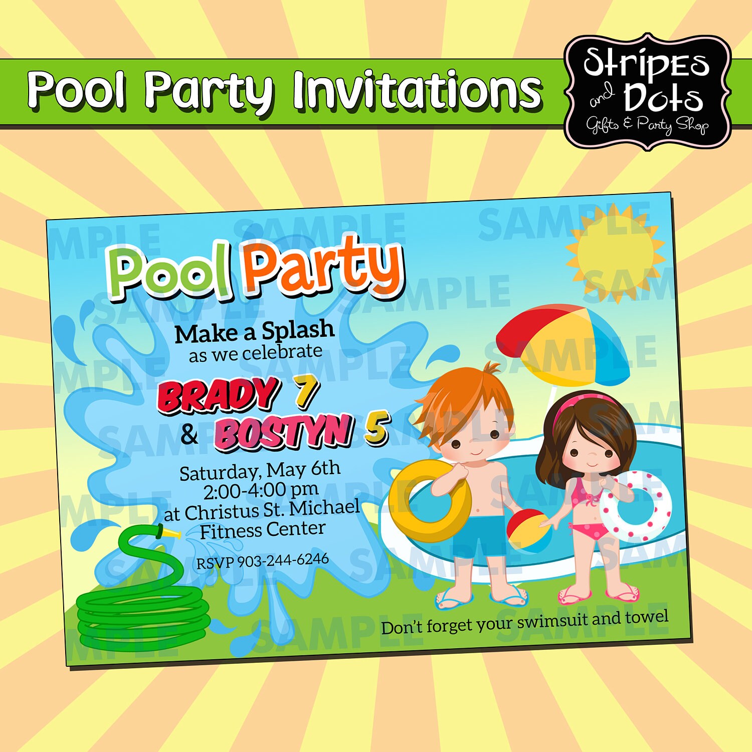 Decoração Exterior - Pool Party - Servicos Partyshop