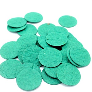 Seed confetti seed paper confetti CIRCLE holiday green | fir green - sustainable gift idea, wedding gift