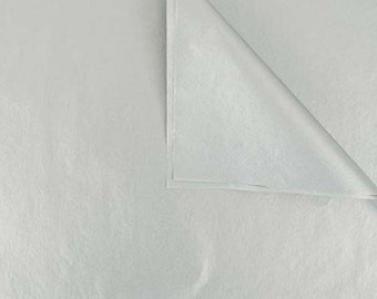 Seidenpapier METALLIC SILVER | silber, beidseitig geschichtet 50 x 75 cm