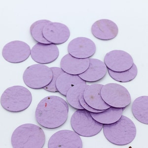 seed confetti seed paper confetti CIRCLE lilac | soft purple - sustainable gift idea, wedding gift
