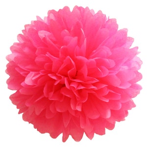 PomPom CERISE | magenta - fatto a mano in Germania con carta velina satinata di alta qualità - 7 formati