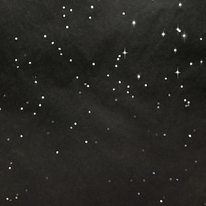 Carta velina GLITTER BLACK | nero 50 x 75 cm