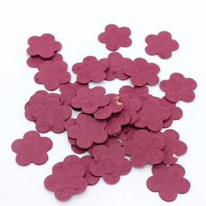 Confetti da seme Carta da seme Coriandoli FIORE claret | bordeaux - idea regalo sostenibile, matrimonio regalo per gli ospiti