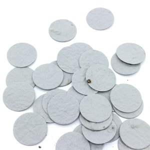 Saatgutkonfetti Samenpapier-Konfetti KREIS light grey mittelgrau nachhaltige Geschenkidee, Gastgeschenk Hochzeit Bild 1