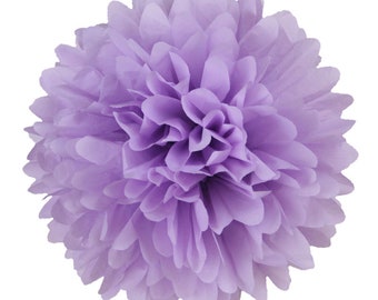 PomPom LILAC | violet - handmade in Germany from high quality satinwrap tissue paper - 7 sizes