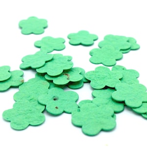 Confetes de sementes Confetes de papel de sementes FLOWER verde maçã | Verde maçã - ideia de presente sustentável, presente de casamento