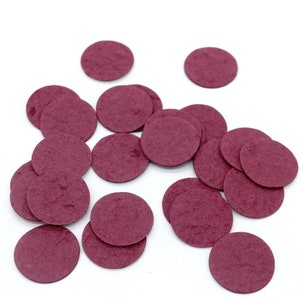 coriandoli di semi coriandoli di carta di semi CIRCLE bordeaux | bordeaux- idea regalo sostenibile, regalo di nozze