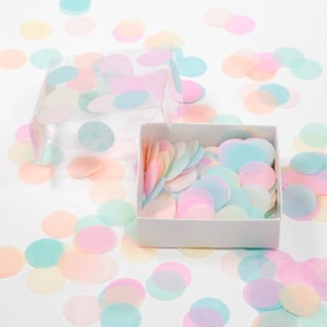 Coriandoli di carta velina sostenibile - pois | UNICORNO ARCOBALENO