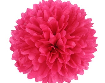 PomPom BOYSENBERRY | Berry - handmade in Germany from high quality satinwrap tissue paper - 7 sizes