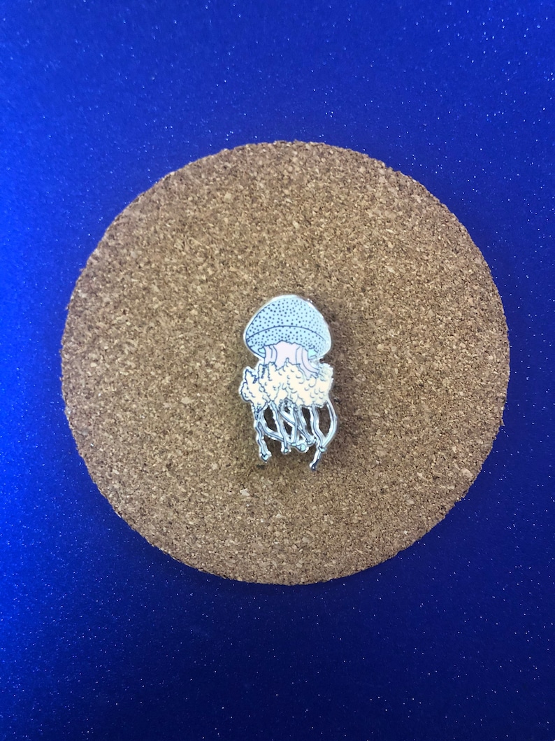 Jellyfish Enamel Pin Hard Enamel Pin Animal Pin Etsy