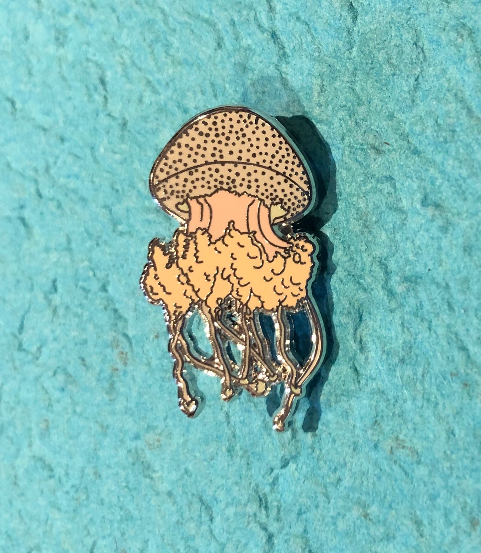 Jellyfish Enamel Pin Hard Enamel Pin Animal Pin Etsy