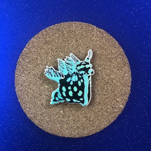 Llama Nudibranch Pin - Hard Enamel Pin - Sea Creature Pin - Animal Lover Pin