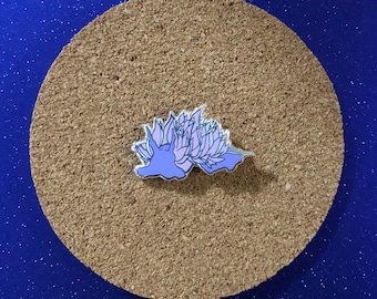 Nudibranch Enamel Pin - Hard Enamel Pin - Animal Pin - Sea Creature Pin