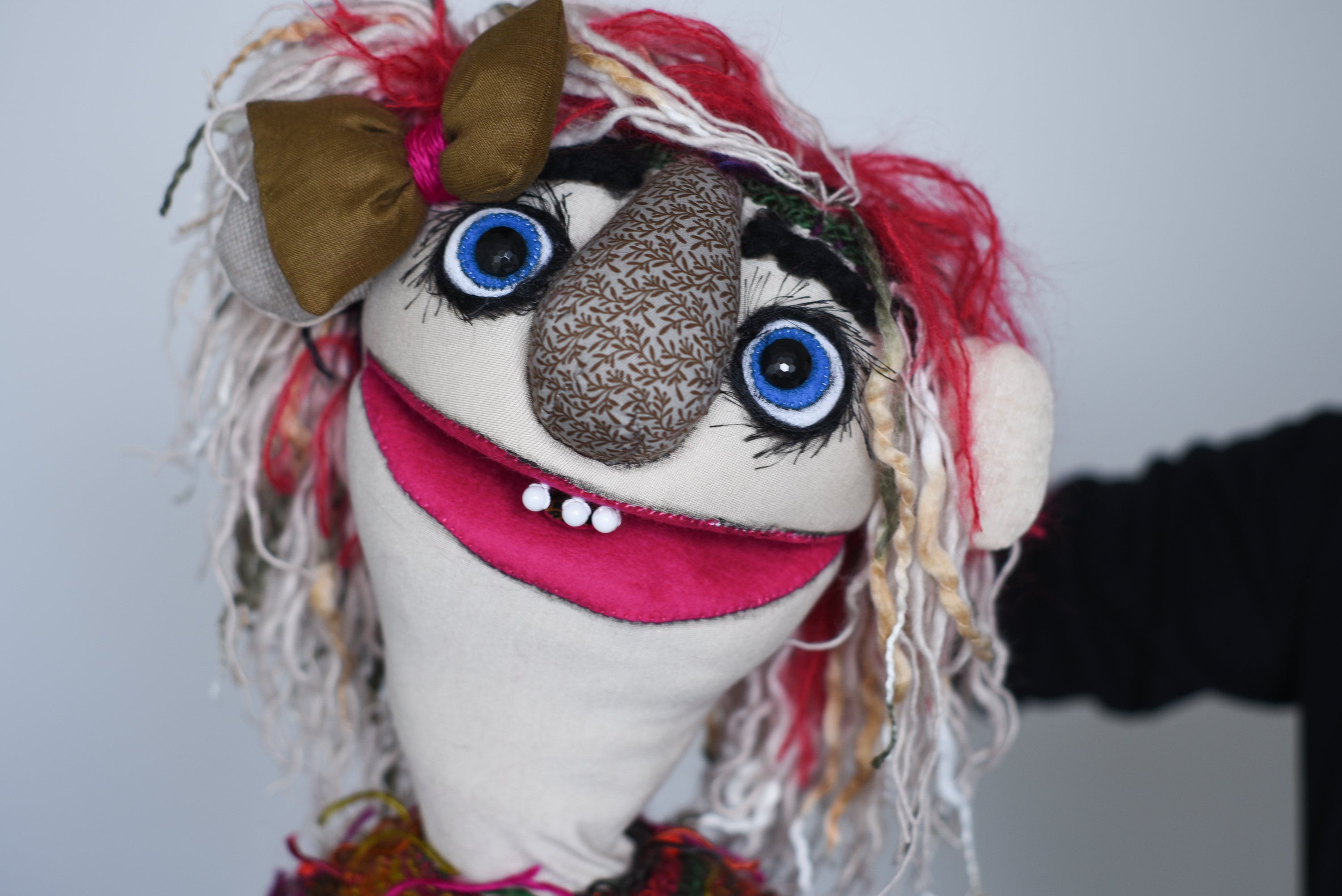 Ane marionnette poupée de ventriloque achat, MP007