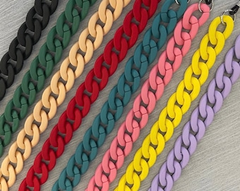 Matte finish glasses chain - sunglass fashion chain for your eyewear - 17 colour options