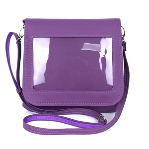 Purple Crossbody Bag,gift for Women,cross Body Purse,leather
