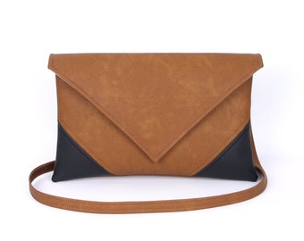 Vegan Leather Crossbody Purse: Small Everyday Cell Phone Bag