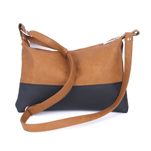 Crossbody Bag, Ledertasche, Vegane Schultertasche, Boho Crossbody Bag, Große Crossbody Geldbörse, Cross Body Taschen für Frauen, kleine Leder Geldbörse