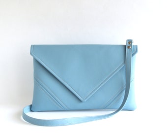 sky blue purse