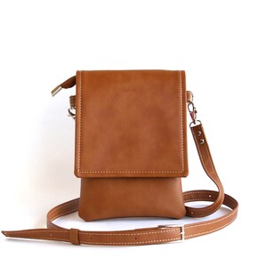 Leather Crossbody Bags, Vegan Leather Crossbody, Phone Wallet, Leather Shoulder Bag, Travel Wallet, Phone Pouch, Crossbody Passport Bag image 10