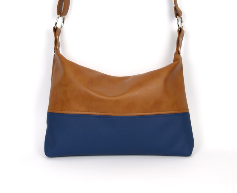 Leather Crossbody Vegan Leather Bag Custom Hobo Bag Purse Etsy