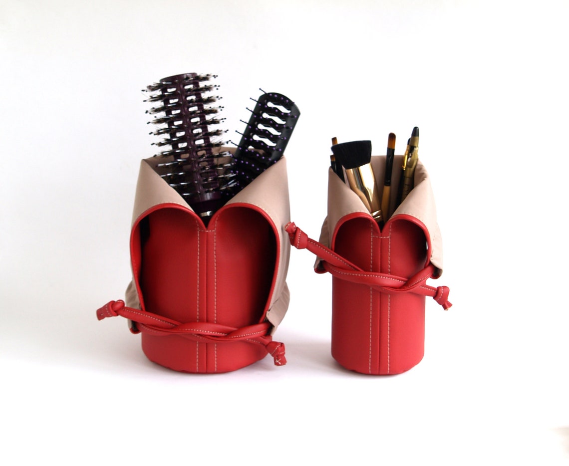 Hair Brush Holder Travel Makeup Brush Holder Gift for Mom Etsy