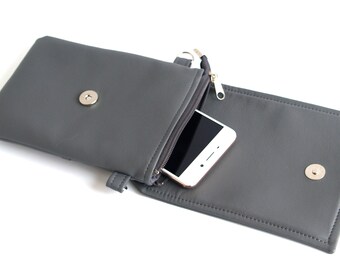 Phone Bag, Crossbody Passport Bag, Mini Crossbody Bag, Cell