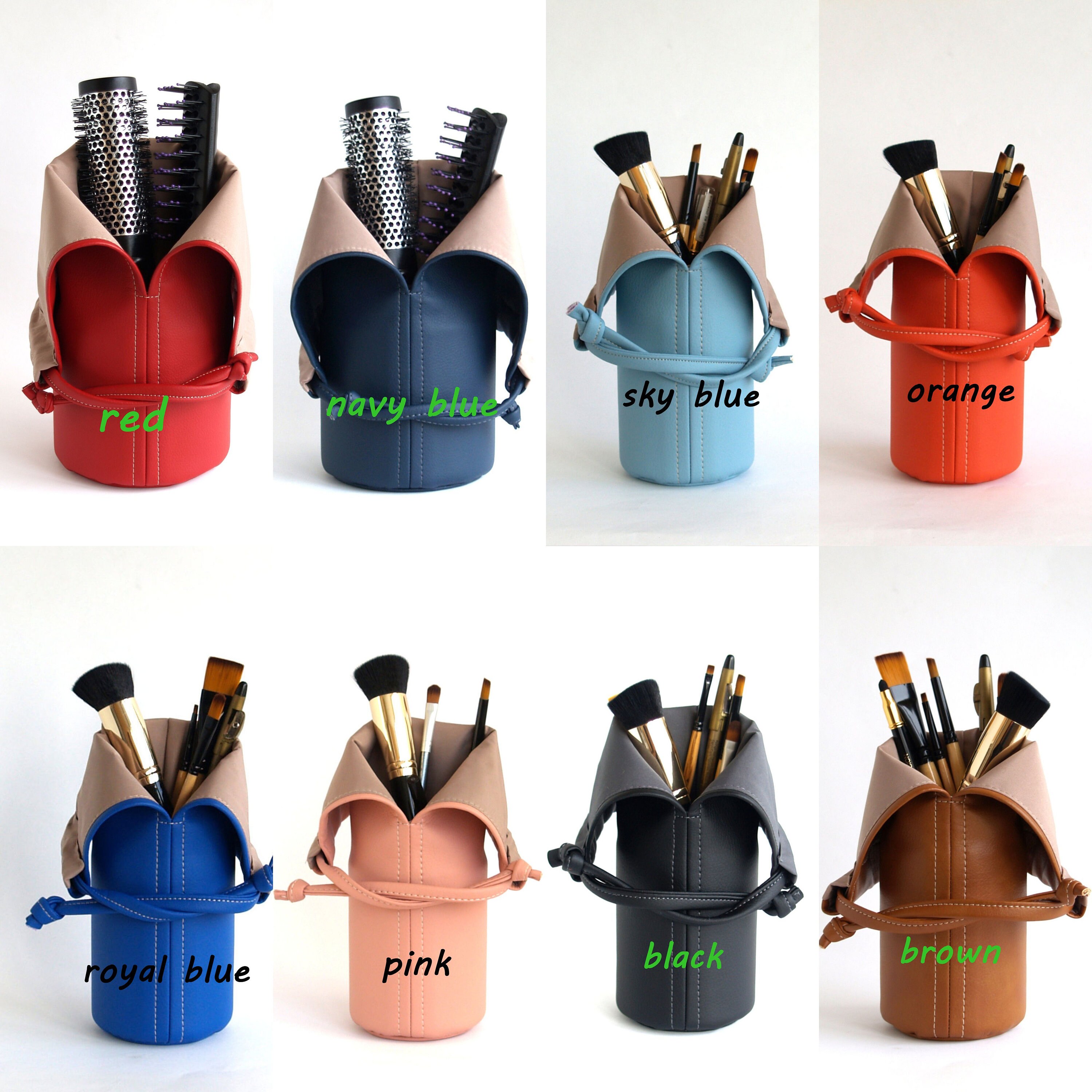 Hair Brush Holder Makeup Brush Holder Cosmetic Brush Holder Etsy