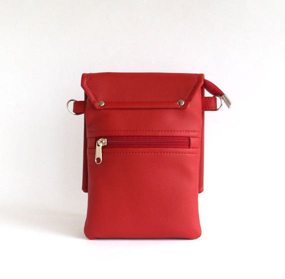 Small Crossbody Bag Womens Gift for Her Red Crossbody Phone Case iPhone Crossbody Wallet Cell Phone Crossbody Bag Cellphone Purse Cross Body Etsy Ireland