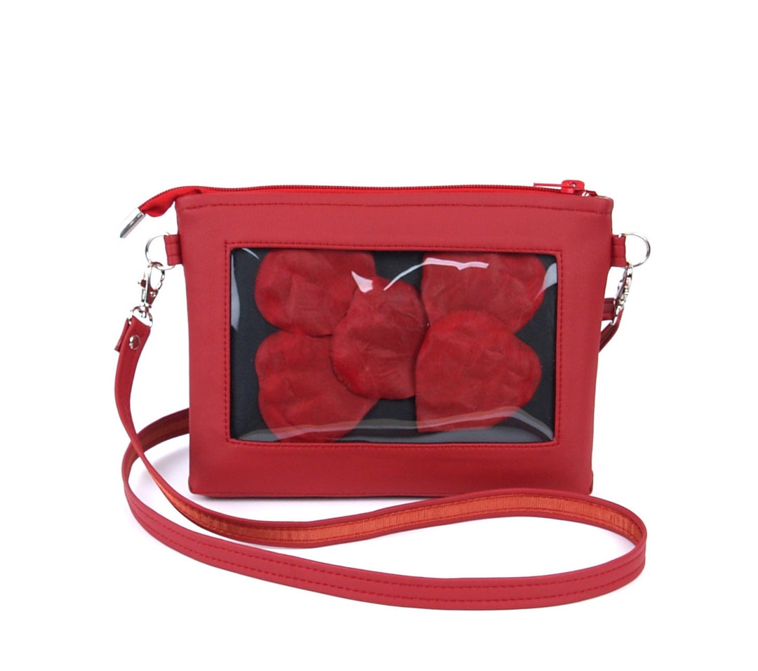 Rote Ita Tasche Crossbody Geldborse Itabag Fenstertasche Armband Brieftasche Ita Bag Crossbody Ita Geldborse Fan Tasche benutzerdefinierte