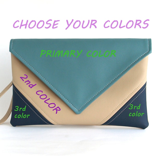 Custom Color Crossbody Purse, Small Crossbody Bag, Custom Bag, Vegan Crossbody Bag, Leather Crossbody Purse, Leather Purse, Vegan leather