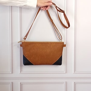 Bolso bandolera pequeño, bolso de uso diario, regalo para esposa, bolso de cuero pequeño, bolsos bandolera para mujer, bolso de muñeca, billetera bandolera, regalos para ella