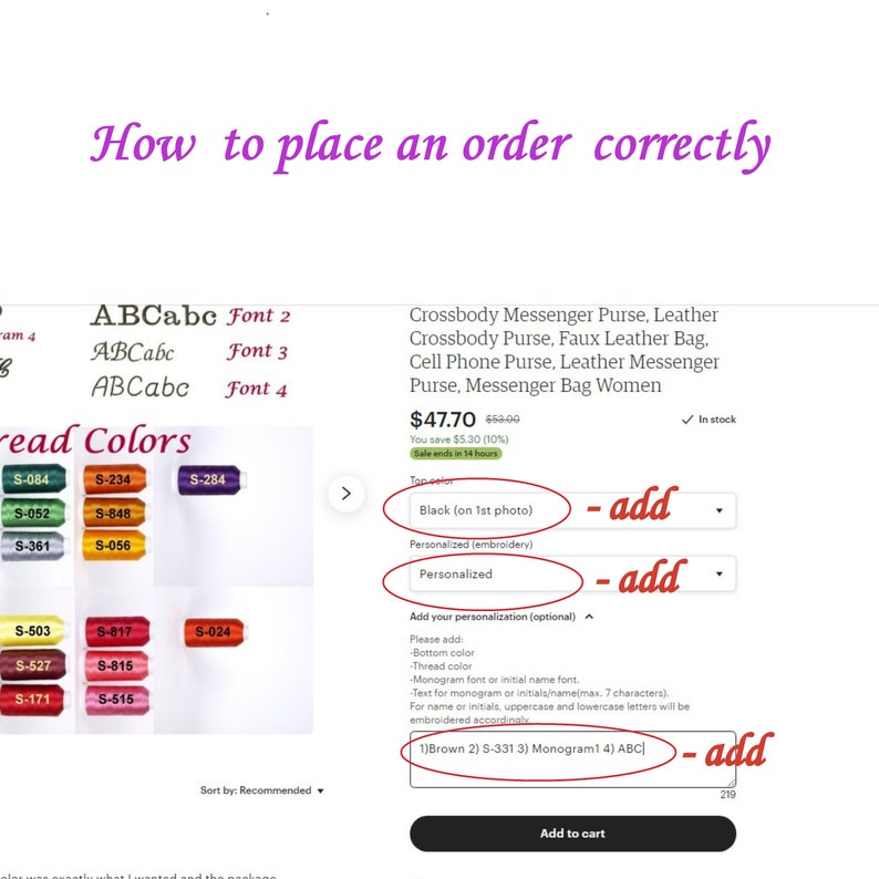 Crossbody Phone Case Monogram Purse Leather Crossbody Bag Etsy