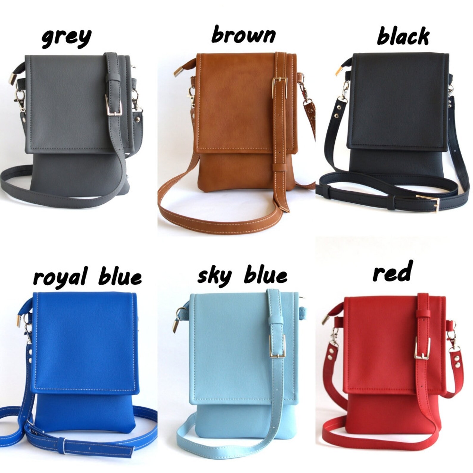 Crossbody Passport Bag Crossbody Purse Leather Crossbody Etsy